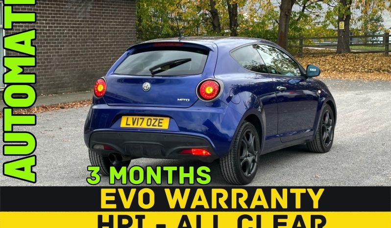 
								AUTOMATIC_1.4 Petrol_2017 Alfa Romeo Mito_73k Miles_MOT-March 2026_Sat-Nav_SPORTS Sound_3 months Evo Warranty full									