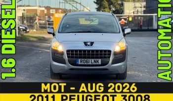 
									AUTOMATIC_1.6 Diesel_2011 Peugeot 3008_10m MOT_106k Miles_New Auto Clutch_3m Warranty_FXD PRICE full								