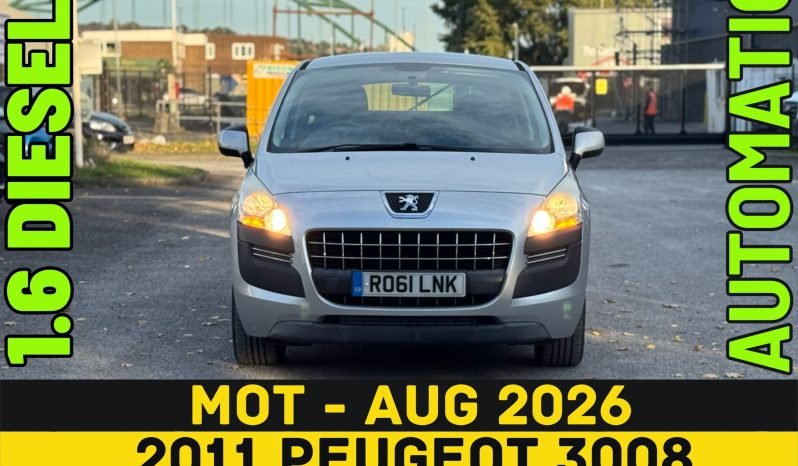 
								AUTOMATIC_1.6 Diesel_2011 Peugeot 3008_10m MOT_106k Miles_New Auto Clutch_3m Warranty_FXD PRICE full									