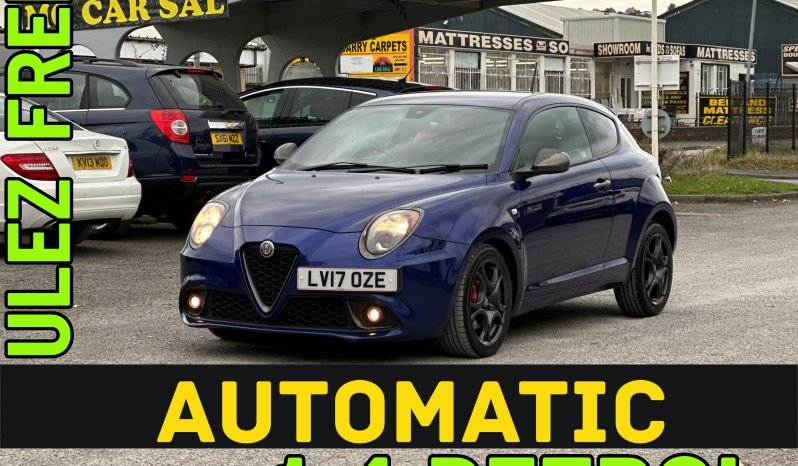 
								AUTOMATIC_1.4 Petrol_2017 Alfa Romeo Mito_73k Miles_MOT-March 2026_Sat-Nav_SPORTS Sound_3 months Evo Warranty full									