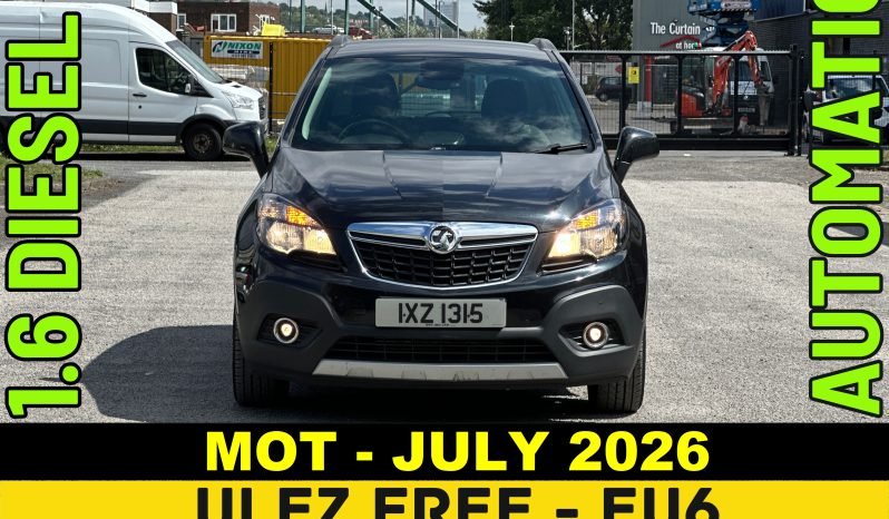 
								AUTOMATIC_1.6 Diesel_2015 Vauxhall Mokka_ULEZ Free_10m MOT_106k Mile_Sat-Nav_Btooth_3m Evo Warranty full									