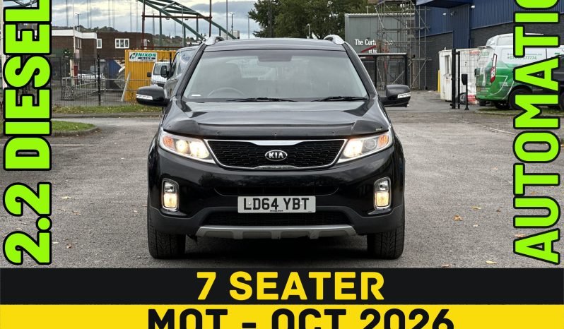 
								AUTOMATIC_7 Seater_4WD 2.2 Diesel_2014 Kia Sorento_95k Miles_11m MOT_Sat-Nav_3 months Evo Warranty_ full									