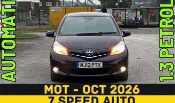 
									AUTOMATIC_1.3 Petrol_2012 Toyota Yaris_12m MOT_99k Miles_Service History_Bluetooth_Rev Camera_x2 Keys_3 months Evo Warranty_ full								