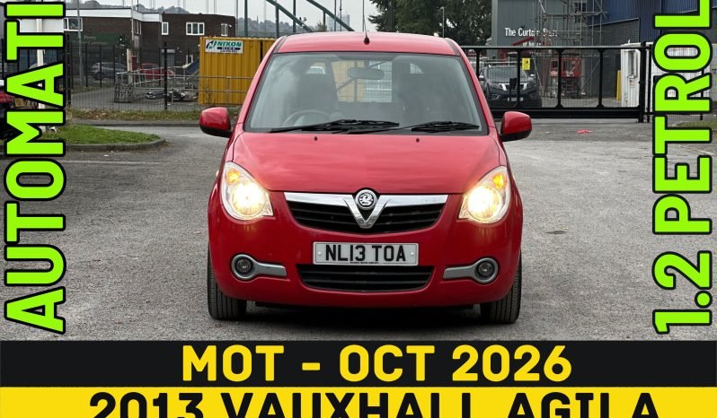 
								AUTOMATIC_1.2 Petrol_2013 Vauxhall Agila_62k Miles_12m MOT_Srvc Hstry_x2 Key_Evo Warranty_ full									