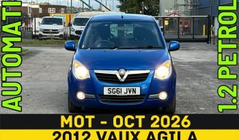 
									AUTOMATIC_1.2 Petrol_2012 Vauxhall Agila_60k Miles_12m MOT_Srvc Hstry_3m Evo Warranty_ full								