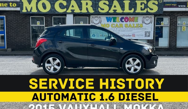 
								AUTOMATIC_1.6 Diesel_2015 Vauxhall Mokka_ULEZ Free_10m MOT_106k Mile_Sat-Nav_Btooth_3m Evo Warranty full									