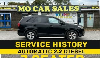
									AUTOMATIC_7 Seater_4WD 2.2 Diesel_2014 Kia Sorento_95k Miles_11m MOT_Sat-Nav_3 months Evo Warranty_ full								