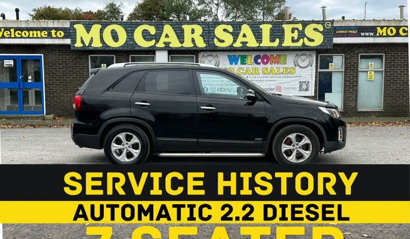 
								AUTOMATIC_7 Seater_4WD 2.2 Diesel_2014 Kia Sorento_95k Miles_11m MOT_Sat-Nav_3 months Evo Warranty_ full									
