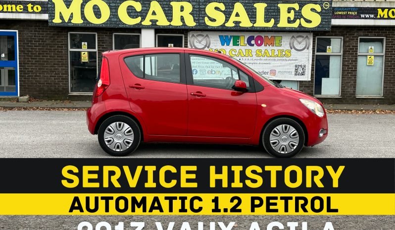 
								AUTOMATIC_1.2 Petrol_2013 Vauxhall Agila_62k Miles_12m MOT_Srvc Hstry_x2 Key_Evo Warranty_ full									