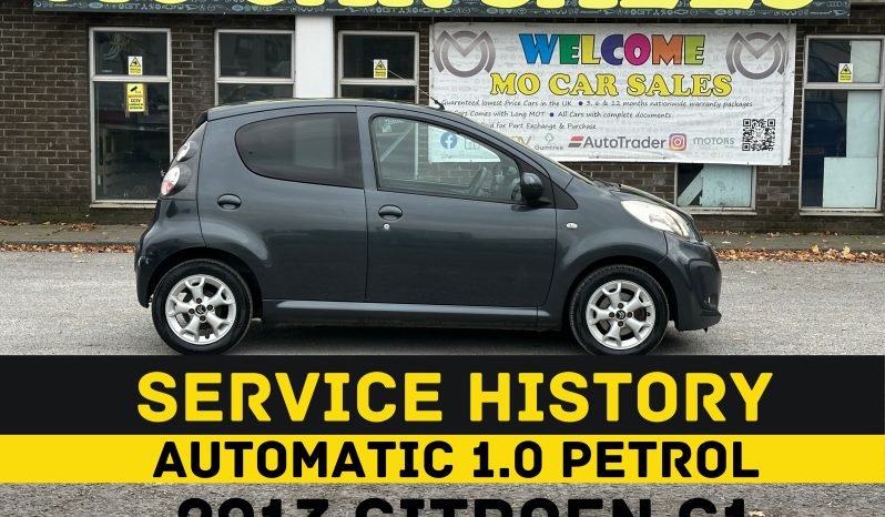 
								AUTOMATIC_1.0 Petrol_2013 Citroen C1_£20 Tax_62k Miles_10m MOT_Bluetooth_3m Evo Warranty_ full									