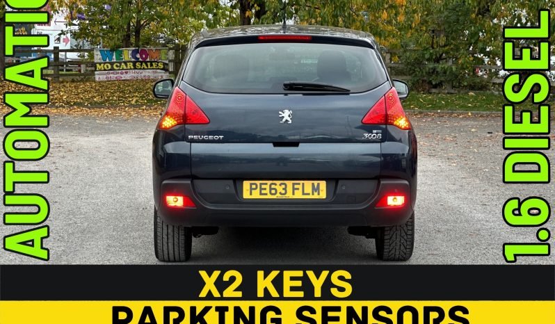 
								AUTOMATIC_1.6 Diesel_2013 Peugeot 3008_£20 Tax_62k Miles_12m MOT_B’tooth_3m Warranty_FXD PRICE full									