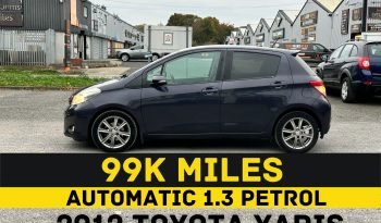 
									AUTOMATIC_1.3 Petrol_2012 Toyota Yaris_12m MOT_99k Miles_Service History_Bluetooth_Rev Camera_x2 Keys_3 months Evo Warranty_ full								