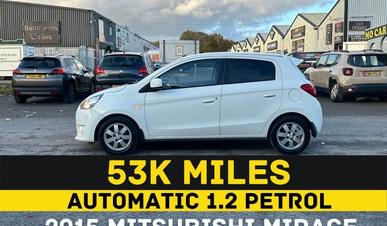 AUTOMATIC_1.2 Petrol_2015 Mitsubishi Mirage_£20 Tax_53k Miles_10m MOT_3m Evo Warranty_FXD PRICE full