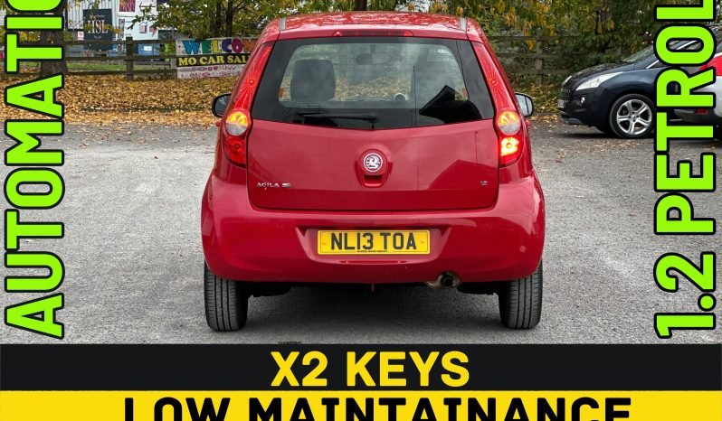 
								AUTOMATIC_1.2 Petrol_2013 Vauxhall Agila_62k Miles_12m MOT_Srvc Hstry_x2 Key_Evo Warranty_ full									