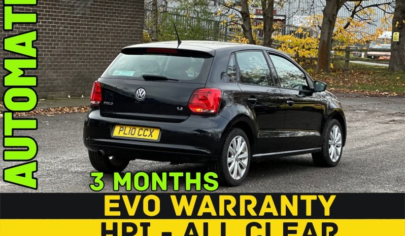 
								AUTOMATIC_1.4 Petrol_2010 VW Polo_MOT-Sept 2026_117k Miles_Service History_Parking Sensors_3 months Evo Warranty_ full									