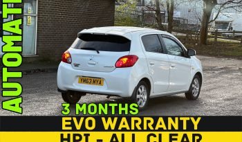 
									AUTOMATIC_1.2 Petrol_2014 Mitsubishi Mirage_£20 Tax_12m MOT_81k Miles_Media Screen_x2 Keys_3 months Evo Warranty_ full								