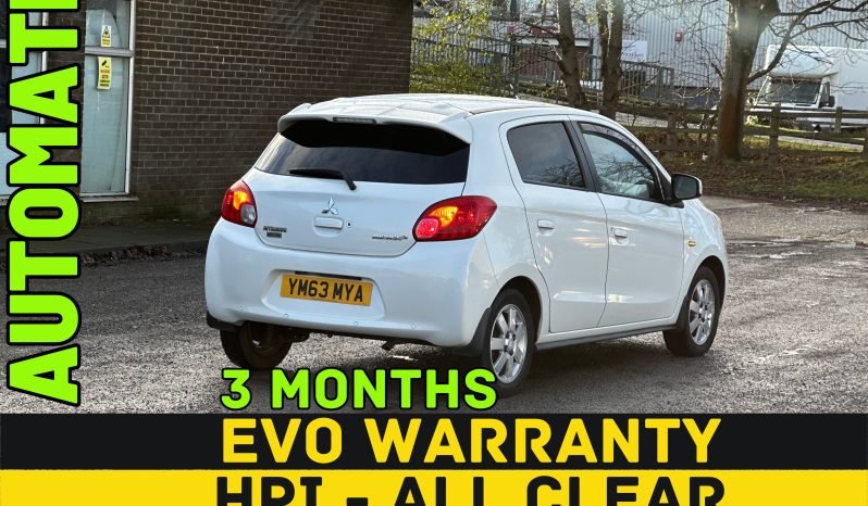 
								AUTOMATIC_1.2 Petrol_2014 Mitsubishi Mirage_£20 Tax_12m MOT_81k Miles_Media Screen_x2 Keys_3 months Evo Warranty_ full									