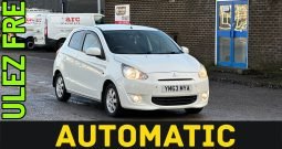 AUTOMATIC_1.2 Petrol_2014 Mitsubishi Mirage_£20 Tax_12m MOT_81k Miles_Media Screen_x2 Keys_3 months Evo Warranty_