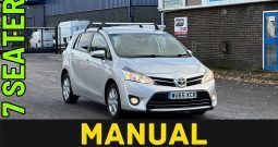 7 SEATER_1.6 Diesel-MANUAL_2015 Toyota Verso_ULEZ_£35 Tax_12m MOT_104k Mile_Service History_Bluetooth_HD Rev Camera_Parking Sensors_3 months Evo Warranty_