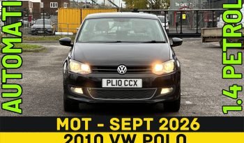 
									AUTOMATIC_1.4 Petrol_2010 VW Polo_MOT-Sept 2026_117k Miles_Service History_Parking Sensors_3 months Evo Warranty_ full								