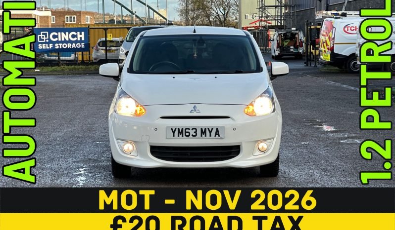 
								AUTOMATIC_1.2 Petrol_2014 Mitsubishi Mirage_£20 Tax_12m MOT_81k Miles_Media Screen_x2 Keys_3 months Evo Warranty_ full									
