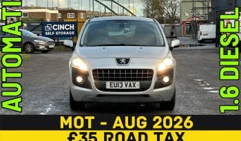 
									AUTOMATIC_1.6 Diesel_2013 Peugeot 3008_£35 Tax_84k Miles_9m MOT_B’tooth_3 months Evo Warranty_ full								