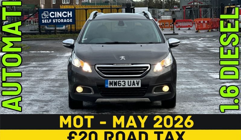 
								AUTOMATIC_1.6 Diesel_2014 Peugeot 2008_£20 Tax_06m MOT_88k Miles_ Bluetooth_Parking Sensors_3 months Evo Warnty_ full									