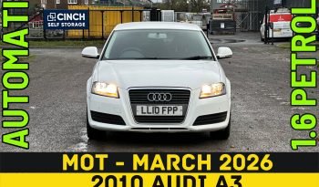 
									AUTOMATIC_1.6 Petrol_2010 Audi A3_ULEZ Free_5m MOT_138k Miles_Full Leather_Bluetooth_Parking Sensors_x2 Keys_ full								