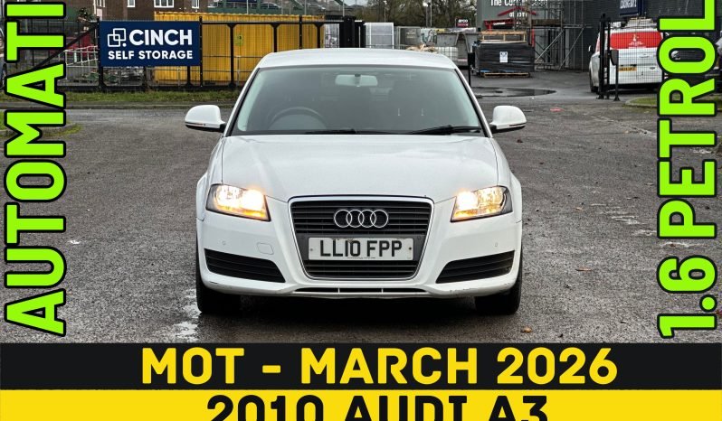 
								AUTOMATIC_1.6 Petrol_2010 Audi A3_ULEZ Free_5m MOT_138k Miles_Full Leather_Bluetooth_Parking Sensors_x2 Keys_ full									