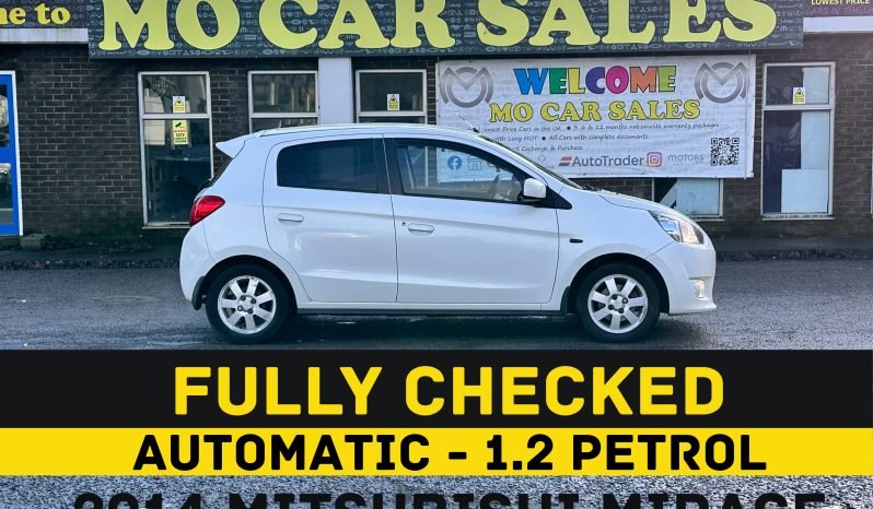 
								AUTOMATIC_1.2 Petrol_2014 Mitsubishi Mirage_£20 Tax_12m MOT_81k Miles_Media Screen_x2 Keys_3 months Evo Warranty_ full									