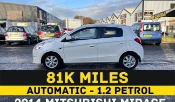 
									AUTOMATIC_1.2 Petrol_2014 Mitsubishi Mirage_£20 Tax_12m MOT_81k Miles_Media Screen_x2 Keys_3 months Evo Warranty_ full								