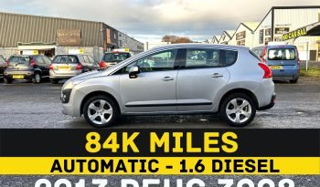 
									AUTOMATIC_1.6 Diesel_2013 Peugeot 3008_£35 Tax_84k Miles_9m MOT_B’tooth_3 months Evo Warranty_ full								