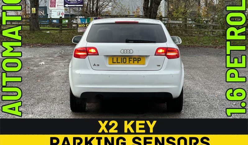 
								AUTOMATIC_1.6 Petrol_2010 Audi A3_ULEZ Free_5m MOT_138k Miles_Full Leather_Bluetooth_Parking Sensors_x2 Keys_ full									