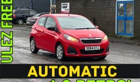 AUTOMATIC_1.0 Petrol_2014 Peugeot 108_£20 Tax_9m MOT_95k Miles_Bluetooth_Media Screen_x2 Keys_3 months Evo Warranty_