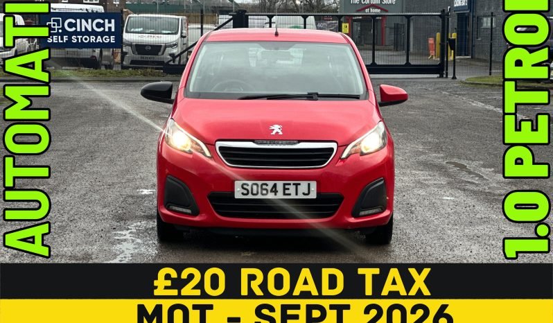 
								AUTOMATIC_1.0 Petrol_2014 Peugeot 108_£20 Tax_9m MOT_95k Miles_Bluetooth_Media Screen_x2 Keys_3 months Evo Warranty_ full									