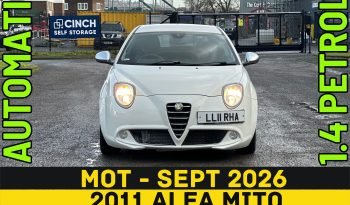 
									AUTOMATIC_1.4 Petrol_2011 Alfa Romeo Mito_9m MOT_103k Miles_Parking Sensors_ 3 months Evo Warranty_ full								