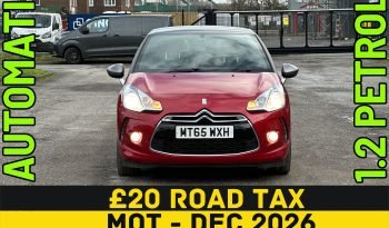 
									AUTOMATIC_1.2 Petrol_DS-3_£20 Tax_12m MOT_59k Miles_Sat-Nav_3 months Warranty_ full								