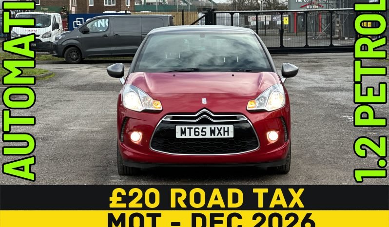 
								AUTOMATIC_1.2 Petrol_DS-3_£20 Tax_12m MOT_59k Miles_Sat-Nav_3 months Warranty_ full									