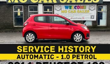 
									AUTOMATIC_1.0 Petrol_2014 Peugeot 108_£20 Tax_9m MOT_95k Miles_Bluetooth_Media Screen_x2 Keys_3 months Evo Warranty_ full								