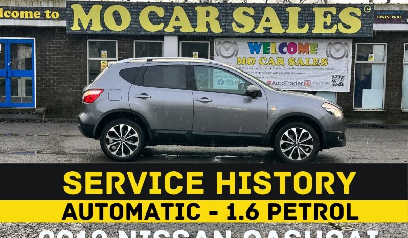 
								AUTOMATIC_1.6 Petrol_2012 Nissan Qashqai_12m MOT_95k Miles_Sat-Nav_360 Cam_x2 Keys_3m Evo Warranty full									