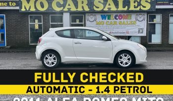 
									AUTOMATIC_1.4 Petrol_2011 Alfa Romeo Mito_9m MOT_103k Miles_Parking Sensors_ 3 months Evo Warranty_ full								