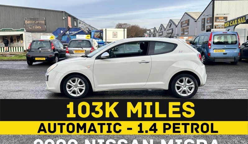 
								AUTOMATIC_1.4 Petrol_2011 Alfa Romeo Mito_9m MOT_103k Miles_Parking Sensors_ 3 months Evo Warranty_ full									