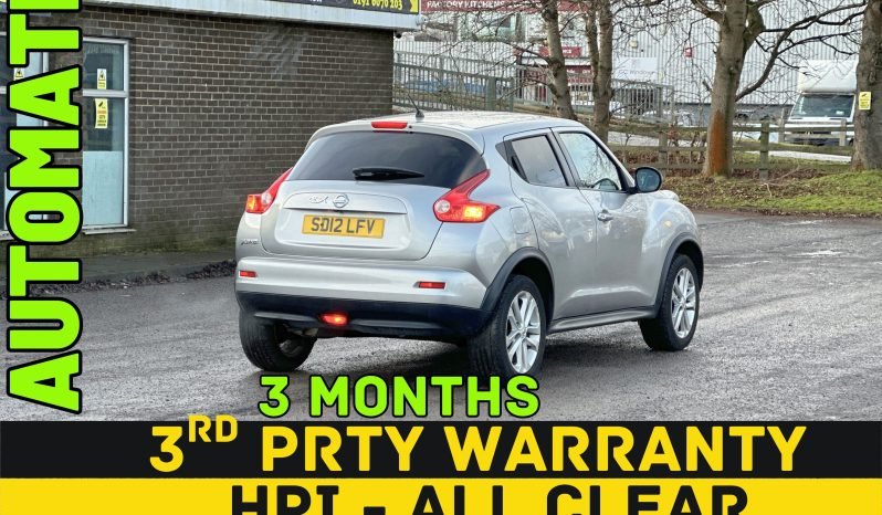 
								AUTOMATIC_1.6 Petrol_2012 Nissan Juke_12m MOT_85k Miles_Sat-Nav_Bluetooth_Rev Cam_ Full Leather_3 months Evo Warranty_ full									