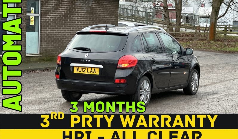 
								AUTOMATIC_1.6 Petrol_2012 Renault Clio_60k Miles_09m MOT_Srvc Hstry_Sat-Nav_P-Snsrs_3 months EVo Warranty full									