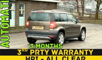 
									AUTOMATIC_1.2 Petrol_2013 Skoda Yeti_6m MOT_95k Miles_Srvc Hstry_Zero Former Keeper_Parking Snsrs_3 months Warrnty_ full								
