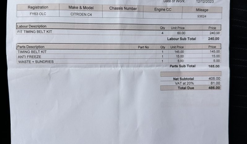 
								AUTOMATIC_1.6 Diesel_2013 Citroen C4_£20 Tax_07m MOT_101k Mile_T-Belt DONE_P-Snsr_x2 Key_3 months Evo Warranty_ full									