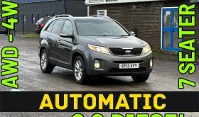 AUTOMATIC_7 Seater_4WD 2.2 Diesel_2013 Kia Sorento_103k Miles_12m MOT_Full Leather_Sat-Nav_Bluetooth_Sun-Roof_HD Rev Camera_3 months Evo Warranty_