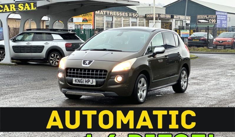 
								AUTOMATIC_1.6 Diesel_2011 Peugeot 3008_07m MOT_94k Miles_Bluetooth_Sun-Roof_x2 Keys_3 months Evo Warranty_ full									