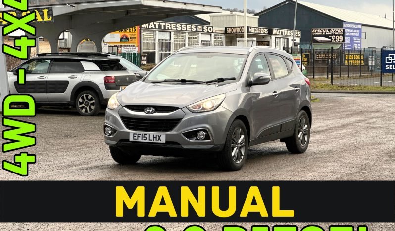 
								MANUAL_4WD 2.0 Diesel_2015 Hyundai ix35_12m MOT_94k Miles_Srvc Hstry_Towbar_3 months Evo Warranty full									