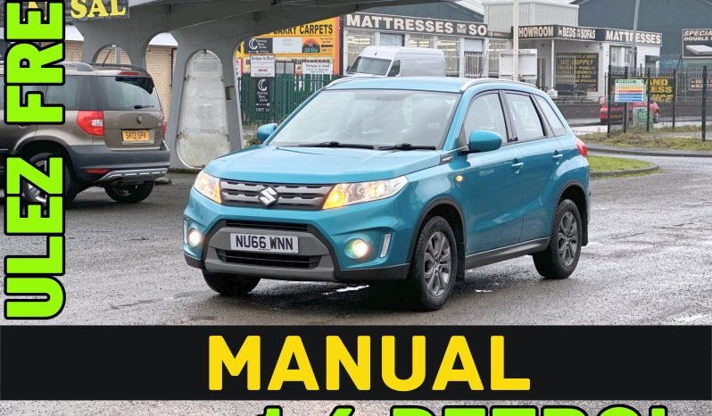 
								MANUAL_1.6 Petrol_2016 Suzuki Vitara_09m MOT_92k Miles_B’tooth_Parking Sensors_x2 Keys_3 months Warranty_ full									